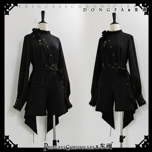 【东阀】玫瑰的意志 复古优雅暗黑lolita王子系衬衫短裤骑士套装