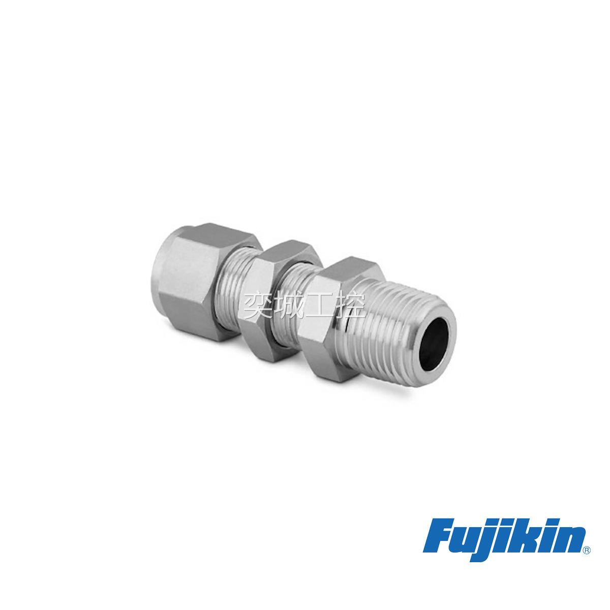 富士金 FUJKI富士金FUN1/4“MVC R穿板直通I纯接头 高管件