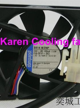 EBMpapst 8025 24V 2.6W 8414N/2HP 8cm 散热风扇
