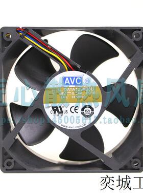 AVC 12038 DATA1238B8U -P016 DC48V 0.54A 4线PWM散热风扇