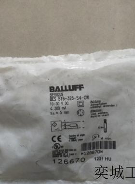 A032*全新原装巴鲁夫 BES02J9  BES 516-326-S4-CW 现货