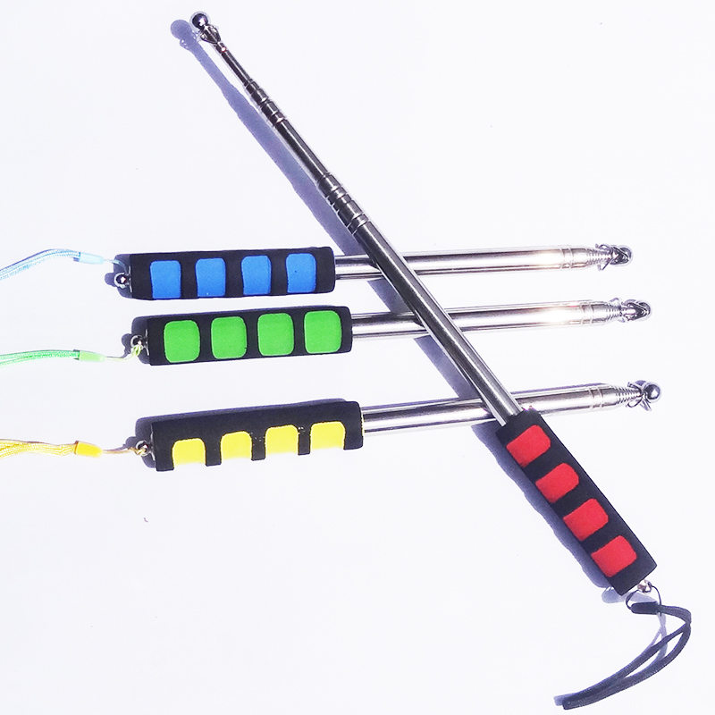 伸缩2米不锈钢教师旗杆