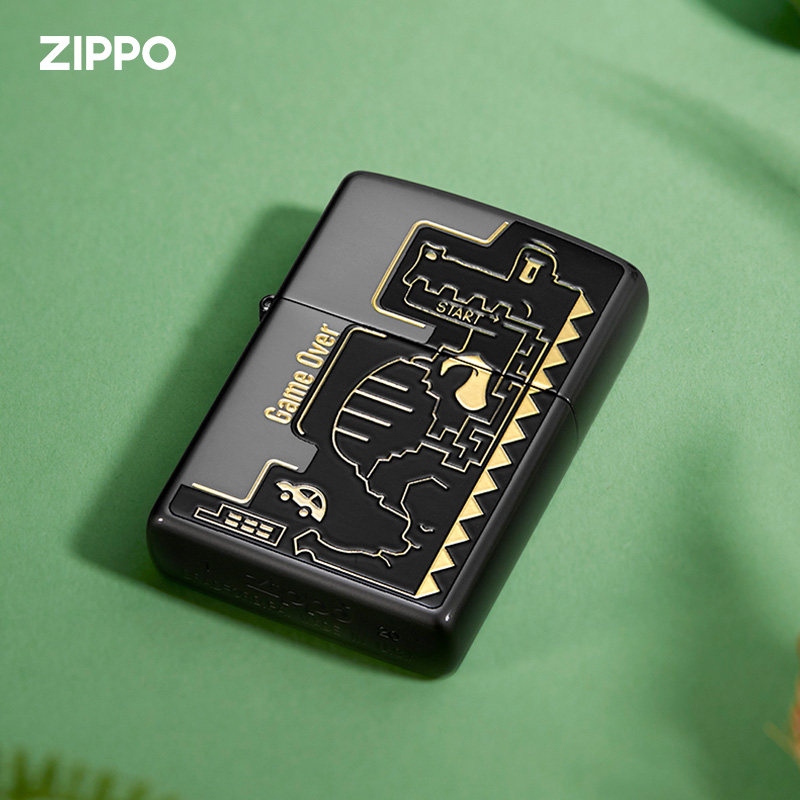 zippo打火机之宝玩趣小鳄鱼煤油打火机zippo官方旗舰店送男友礼物