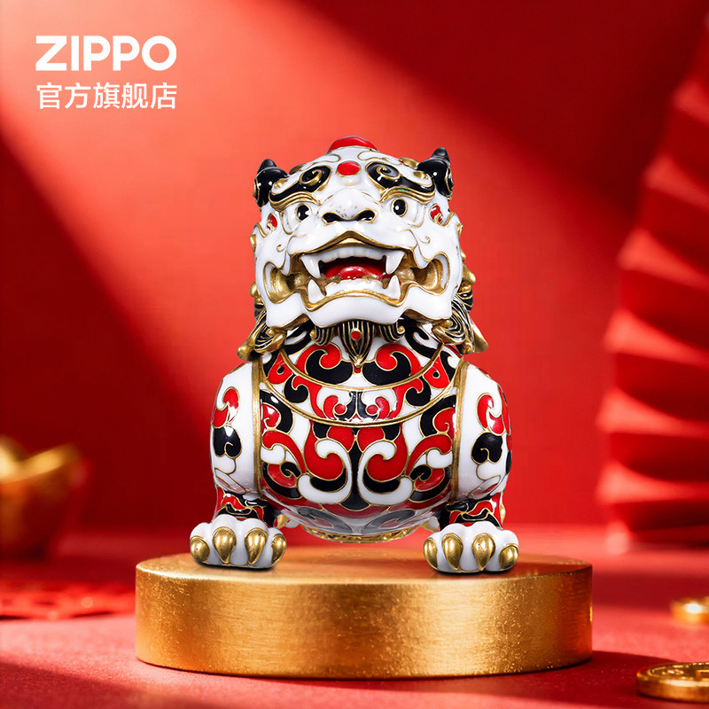 ZIPPO官方旗舰店之宝夜光貔貅套装防风煤油打火机送男友生日礼物