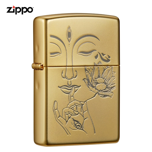 Сокровище официального флагманского магазина Zippo — ветрозащитная керосиновая зажигалка My Heart Clear Lotus, подарок на день рождения моему парню
