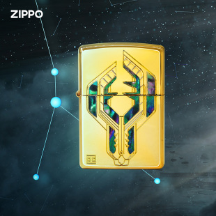 Zippo官方旗舰店煤油打火机之宝众神之力十二星座黄金版 礼物