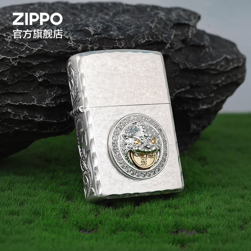 ZIPPO官方旗舰店之宝正品灵动貔貅防风煤油打火机生日父亲节礼物