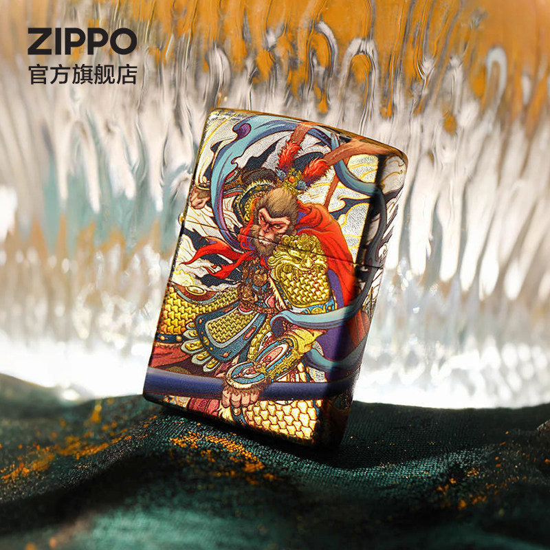 ZIPPO官方旗舰店之宝正品斗战圣佛防风煤油打火机生日礼物送男友