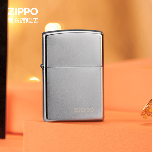 礼物缎纱之宝商标打火机zippo