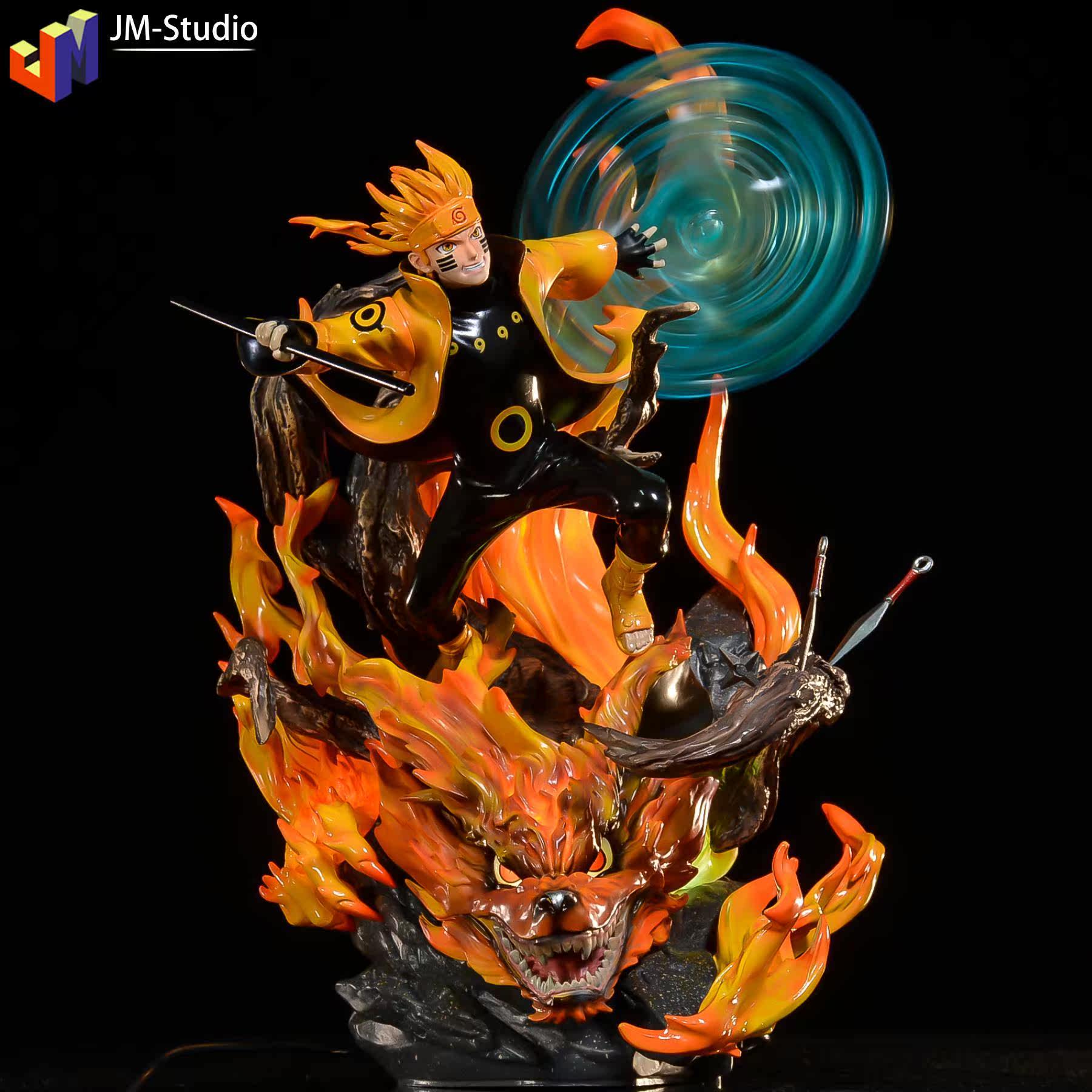 火影忍者 gk 奇点六道旋涡鸣人螺旋丸仙人鸣人超大型雕像手办模型