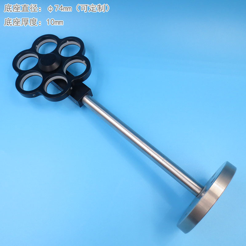 25.4mm单列密度盘手动滚轮调节夹固定架可旋转式滤光片安装架双列