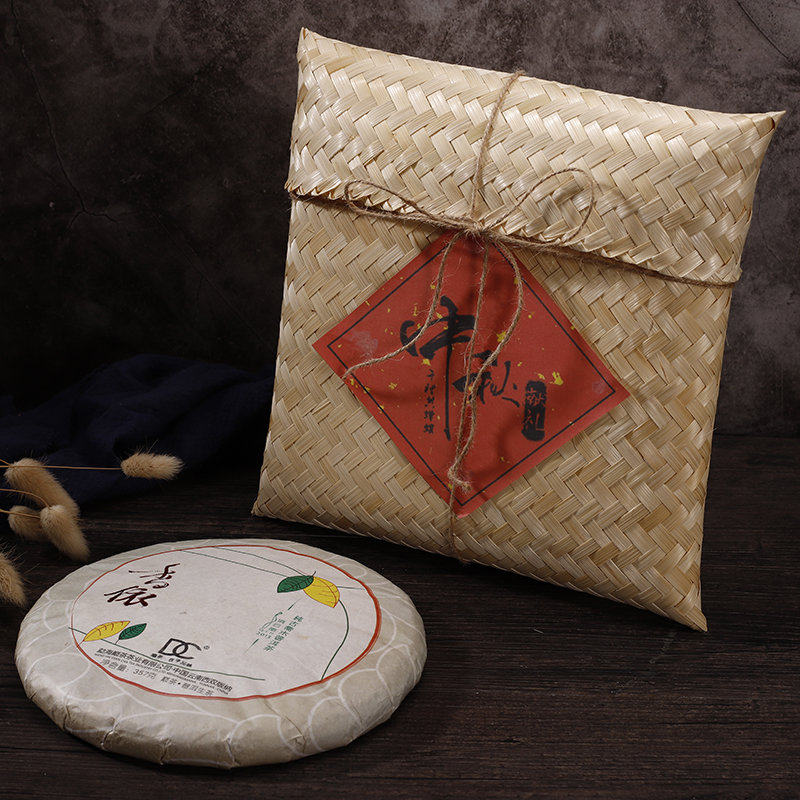 竹编制品礼盒包装手工竹制品中秋月饼礼盒特色竹盒茶叶茶饼竹袋子