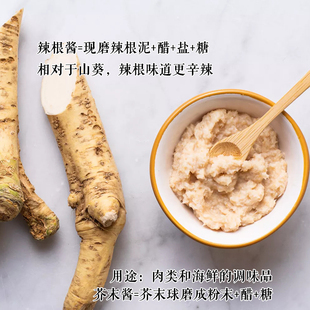 新鲜辣根horseradish新鲜山萝卜马萝卜500g    全年供应 辣根山葵