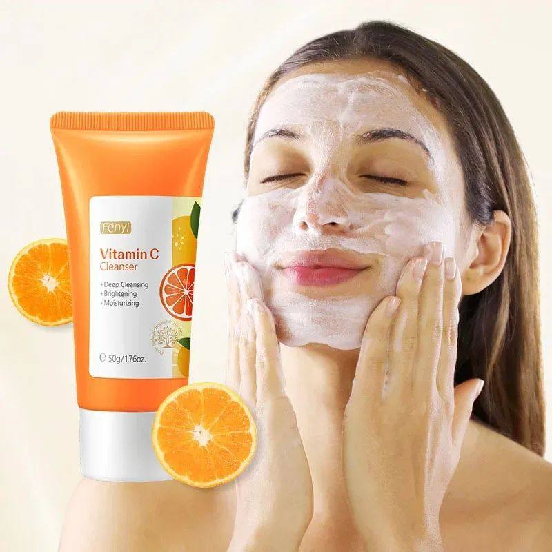 Vitamin C Facial Cleanser Skin Deep Cleansing Moisturizing B