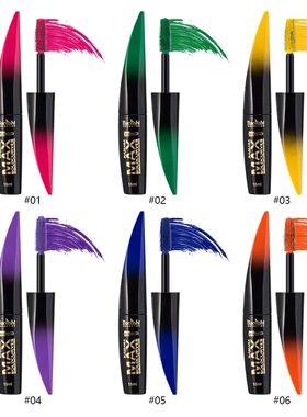 Color Mascara Waterproof Fast Dry Eyelashes Curling Lengthen