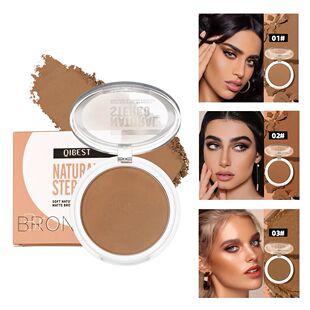 3D Bronzers Matte Wheat Contour Powder Palette Facial Makeup