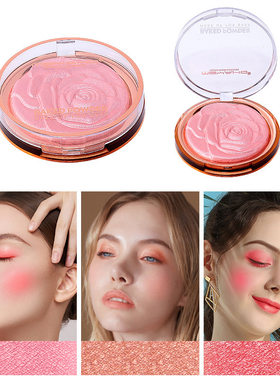Hudamoji 6 Colors Highlighter Powder Glitter Palette Makeup