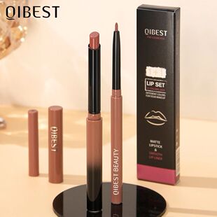 Matte Lasting Pencil Wat Long Lip Pen Lipstick Nude Lipliner