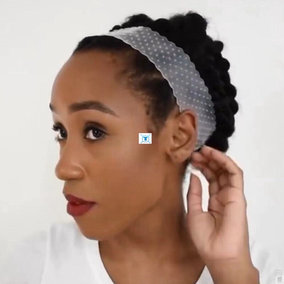 Quality transparent silicone headband for wear wig soft drop