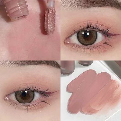 Single-Color Eyeshadow Liquid - Matte, Velvety, Enhances Com