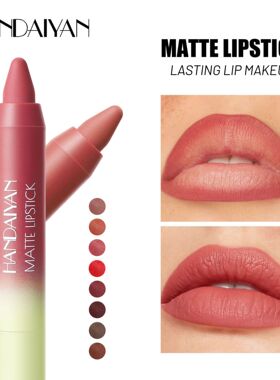 Waterproof Matte Lipliner Pencil Nude Purple Lipstick Pen Ma