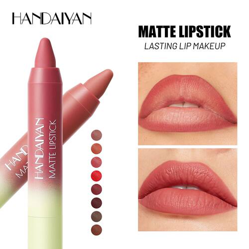 Waterproof Matte Lipliner Pencil Nude Purple Lipstick Pen Ma