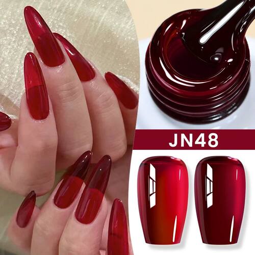 10ml Blood Red Jelly Gel Nail Polish Halloween Nails Art Gel