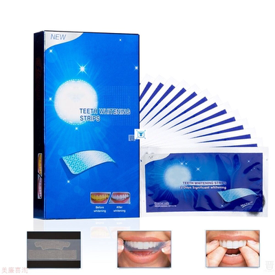 28Pcs/14Pairs Advanced Teeth Whitening Strips Stain Removal