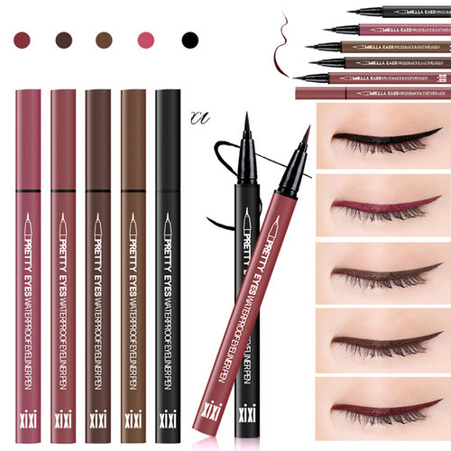 Fast Dry Smooth Waproof Eyeliner Pencils Eyes Brown Black
