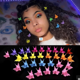 20/50/100PCS Butterfly Hair Clips Claw Barrettes Mixed