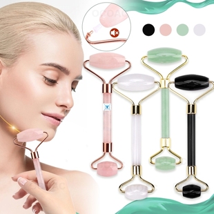 Massager For Quartz Stone Natura Rose Rollers Pink Jade Face