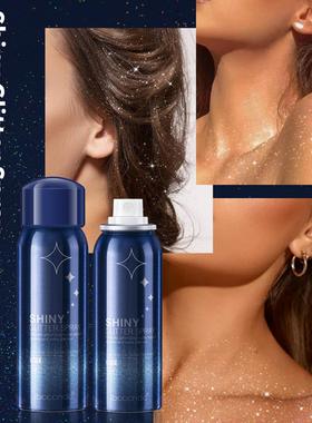 New Hair Body Glitter Spray Sparkly Shimmery Glow Face Highl