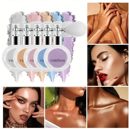 Fashion Highlighter Powder Spray High Gloss Glitter Powder S