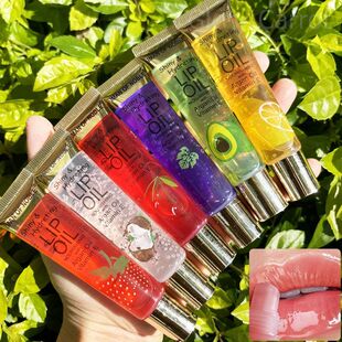 6Pcs Fruity Flavor Moisturizing Clear Lip Gloss Lip Gel Hydr