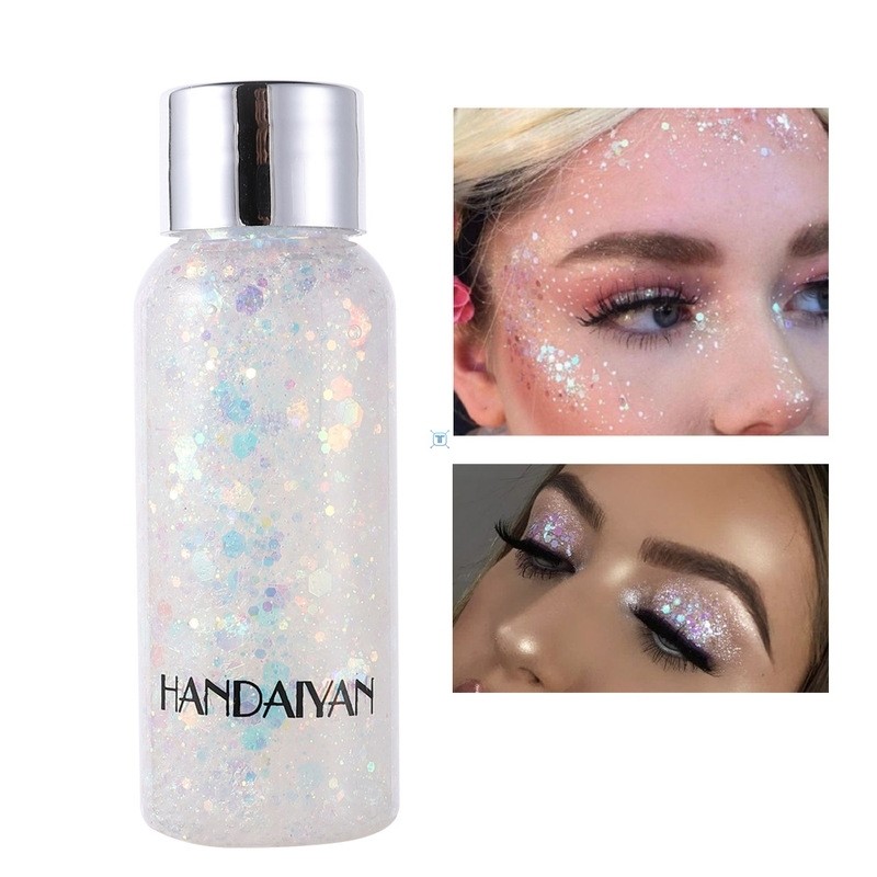 eyeshadow glitter nail hair body face glitter gel art flash