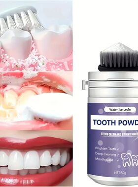 pearl tooth powder fresh breath teeth yellow stain cleaning