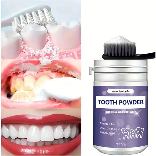 pearl tooth powder fresh breath teeth yellow stain cleaning