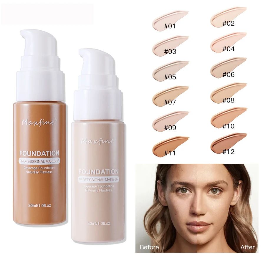 Liquid Foundation Effective Concealer Waterproof Sweat-resis