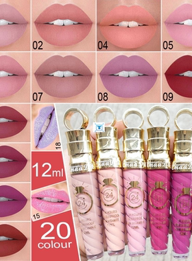 Makeup Lips Matte Liquid Lipstick Long Lasting Waterproof Se