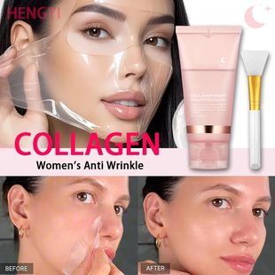 5PC Collagen Wrapping Peel Off Facial Mask Elasticity Hydrat