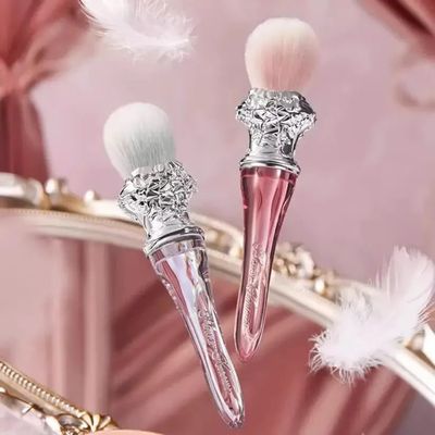 Flower Knows Swan Ballet Blush Wool Brush Mineral Powder Bro