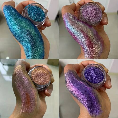 Vibrant  Mini Aurora Chameleon Glitter Powder, Multi-Color G