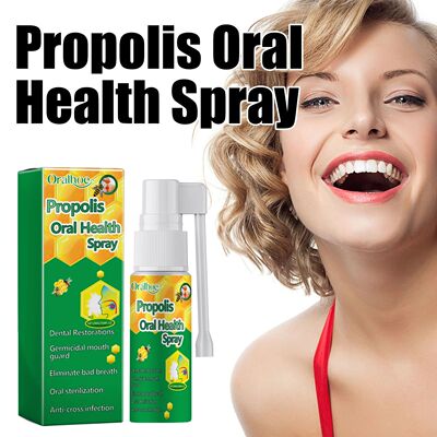 Propolis Oral Spray Breath Freshener Efficient Removal Halit