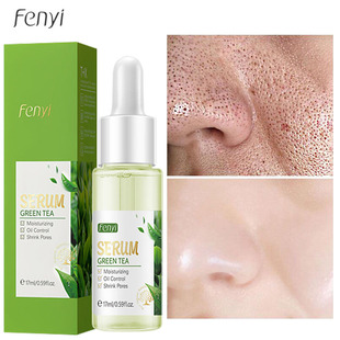 Green Tea Oil Control Pore Shrink Face Serum Whitening Remov