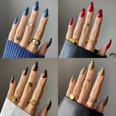 24/30PcsFrenchFalseNails