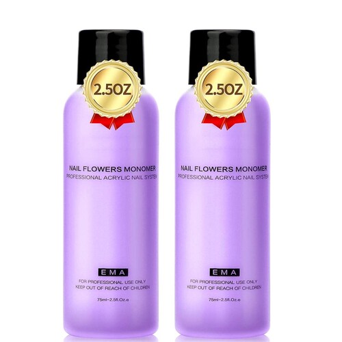 75ml/Bottle EMA Acrylic Liquid Monomer Crystal Nail
