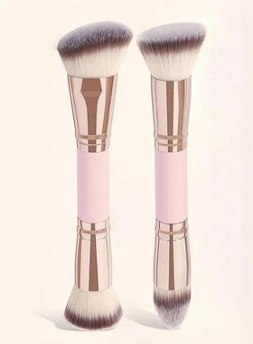 Double-Headed Foundation Brush 2 Foundation Brushes Multi-Fu