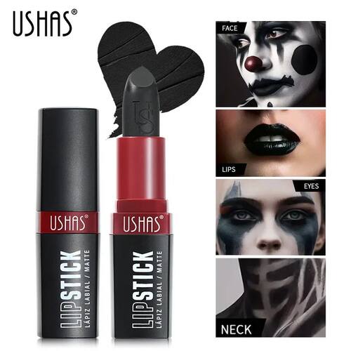 Black Lipstick Waterproof Velvet Matte Long Lasting Lip Glos