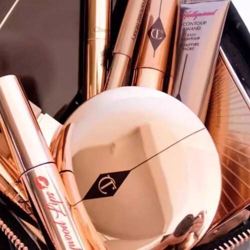 Charlotte Tilbury Lip Balm Facial Setting Powder Delicate Te