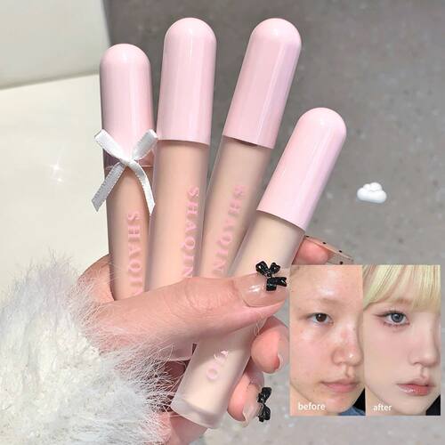 3 Colors Liquid Foundation Concealer Cream Full Covers Brigh